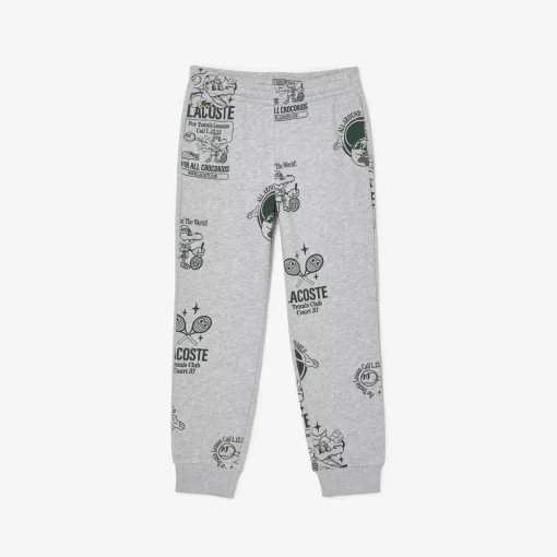 Lacoste Girl Clothing-Printed Jogger Track Pants