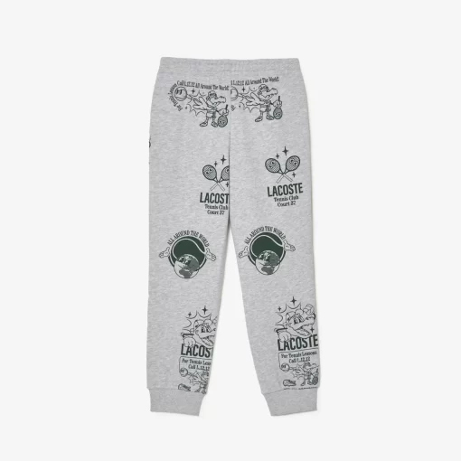 Lacoste Girl Clothing-Printed Jogger Track Pants