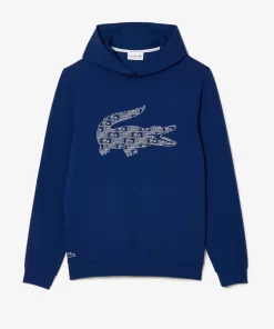 Lacoste Underwear & Lounge Wear-Printed Loungewear Hoodie