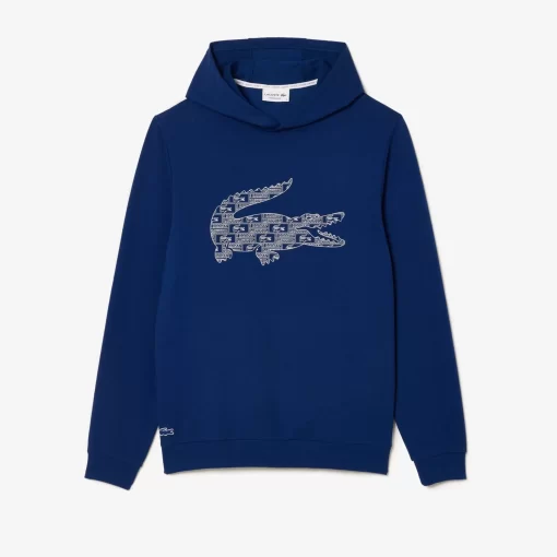 Lacoste Underwear & Lounge Wear-Printed Loungewear Hoodie