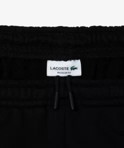 Lacoste Trousers & Shorts-Printed Unbrushed Fleece Colourblock Jogger Shorts