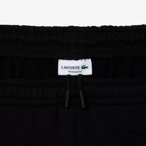 Lacoste Trousers & Shorts-Printed Unbrushed Fleece Colourblock Jogger Shorts