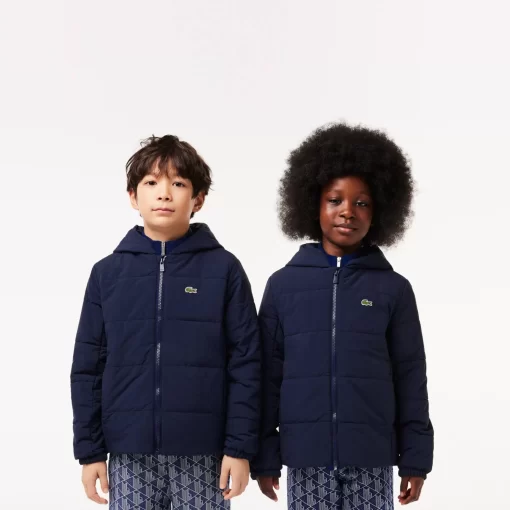 Lacoste Girl Clothing-Puffer Jacket With Name Tag