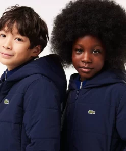 Lacoste Girl Clothing-Puffer Jacket With Name Tag