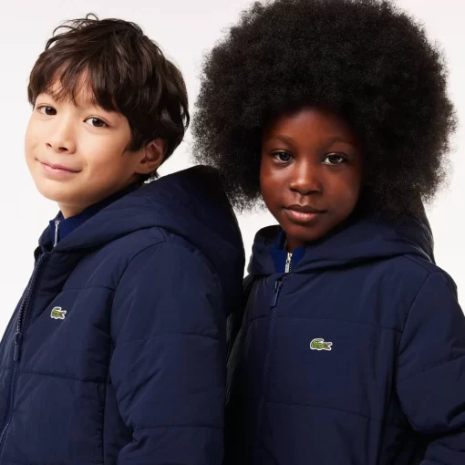 Lacoste Girl Clothing-Puffer Jacket With Name Tag