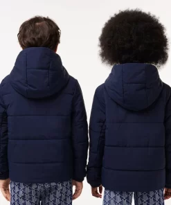 Lacoste Girl Clothing-Puffer Jacket With Name Tag