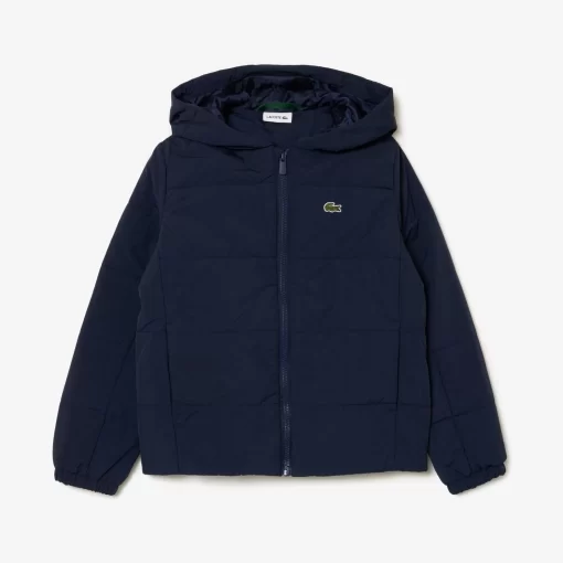 Lacoste Girl Clothing-Puffer Jacket With Name Tag