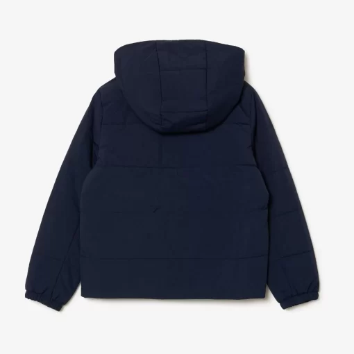 Lacoste Girl Clothing-Puffer Jacket With Name Tag