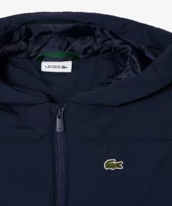 Lacoste Girl Clothing-Puffer Jacket With Name Tag