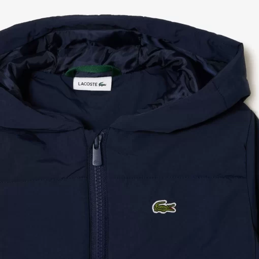 Lacoste Girl Clothing-Puffer Jacket With Name Tag