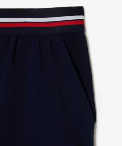 Lacoste Underwear & Lounge Wear-Pyjama Shorts With Three-Tone Waistband