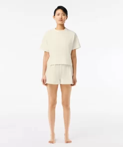 Lacoste Underwear & Loungewear-Pyjamas Set With Croc Shorts