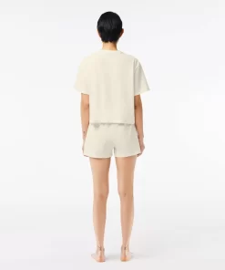 Lacoste Underwear & Loungewear-Pyjamas Set With Croc Shorts