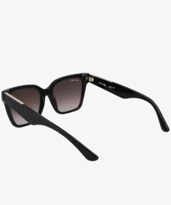 Lacoste Sunglasses-Rectangle Acetate Croco Skin Sunglasses