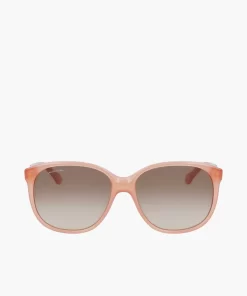 Lacoste Sunglasses-Rectangle Acetate Oversize Look Sunglasses