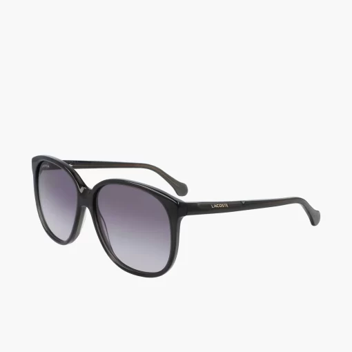 Lacoste Sunglasses-Rectangle Acetate Oversize Look Sunglasses