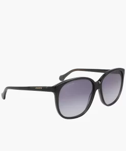 Lacoste Sunglasses-Rectangle Acetate Oversize Look Sunglasses