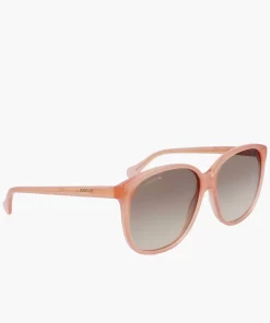 Lacoste Sunglasses-Rectangle Acetate Oversize Look Sunglasses