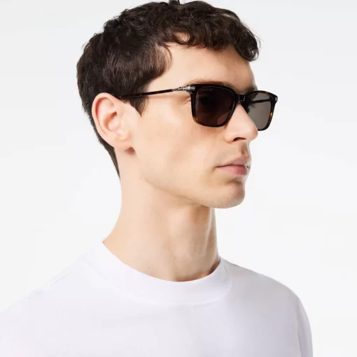 Lacoste Sunglasses-Rectangle New Heritage Sunglasses