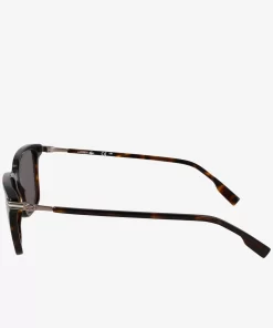 Lacoste Sunglasses-Rectangle New Heritage Sunglasses