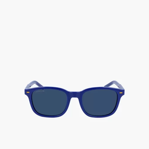 Lacoste Accessories-Rectangle Rubber Line Sunglasses