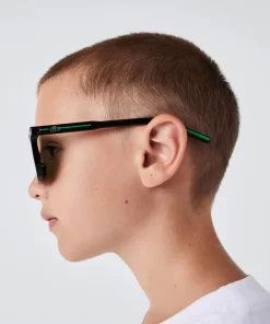 Lacoste Accessories-Rectangle Rubber Line Sunglasses