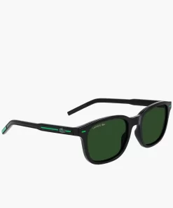 Lacoste Accessories-Rectangle Rubber Line Sunglasses