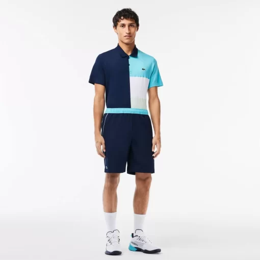 Lacoste Tennis-Recycled Fabric Stretch Tennis Shorts