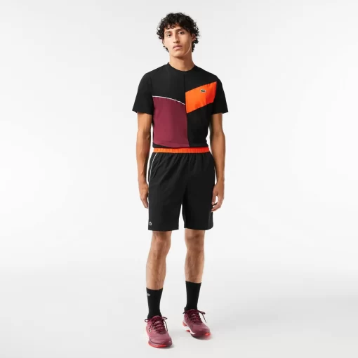 Lacoste Trousers & Shorts-Recycled Fabric Stretch Tennis Shorts