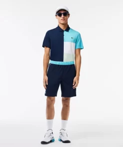 Lacoste Tennis-Recycled Fabric Stretch Tennis Shorts