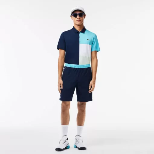 Lacoste Tennis-Recycled Fabric Stretch Tennis Shorts