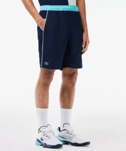 Lacoste Tennis-Recycled Fabric Stretch Tennis Shorts