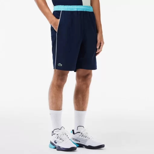 Lacoste Tennis-Recycled Fabric Stretch Tennis Shorts