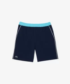 Lacoste Tennis-Recycled Fabric Stretch Tennis Shorts