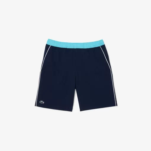 Lacoste Tennis-Recycled Fabric Stretch Tennis Shorts