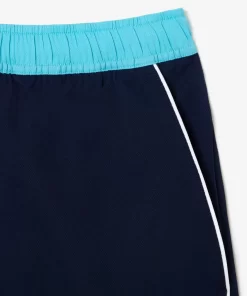 Lacoste Tennis-Recycled Fabric Stretch Tennis Shorts