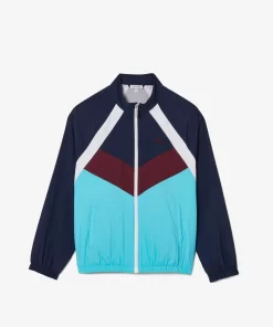 Lacoste Girl Clothing-Recycled Fiber Colourblock Zipped Jacket