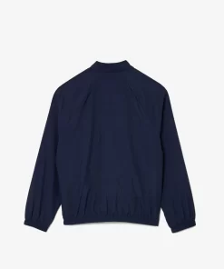 Lacoste Girl Clothing-Recycled Fiber Colourblock Zipped Jacket