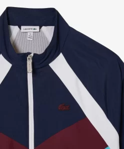 Lacoste Girl Clothing-Recycled Fiber Colourblock Zipped Jacket