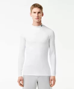 Lacoste Fitness & Training-Recycled Fiber Long-Sleeve Sports T-Shirt