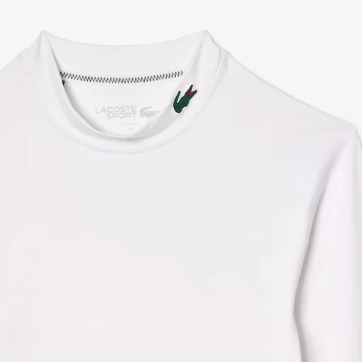 Lacoste Fitness & Training-Recycled Fiber Long-Sleeve Sports T-Shirt