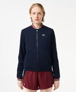 Lacoste Fitness & Training-Recycled Fiber Stretch Ultra-Dry Tennis Jacket