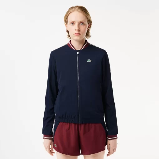 Lacoste Fitness & Training-Recycled Fiber Stretch Ultra-Dry Tennis Jacket