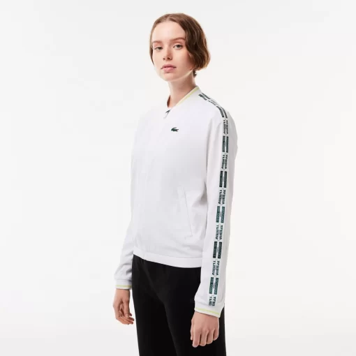 Lacoste Sport Clothing-Recycled Fiber Stretch Ultra-Dry Tennis Jacket