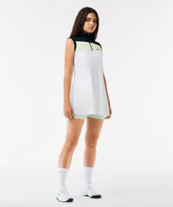 Lacoste Tennis-Recycled Fiber Tennis Dress With Integrated Shorts