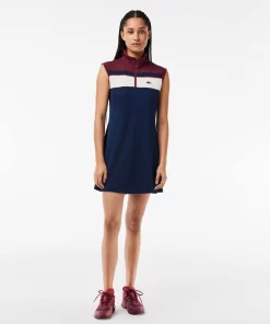 Lacoste Tennis-Recycled Fiber Tennis Dress With Integrated Shorts