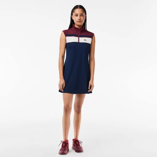 Lacoste Tennis-Recycled Fiber Tennis Dress With Integrated Shorts