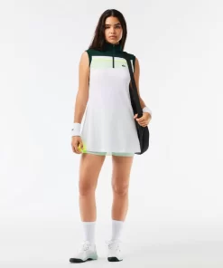 Lacoste Tennis-Recycled Fiber Tennis Dress With Integrated Shorts