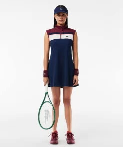 Lacoste Tennis-Recycled Fiber Tennis Dress With Integrated Shorts