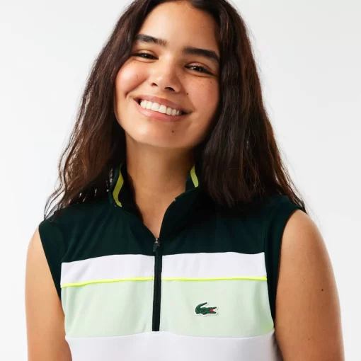 Lacoste Tennis-Recycled Fiber Tennis Dress With Integrated Shorts